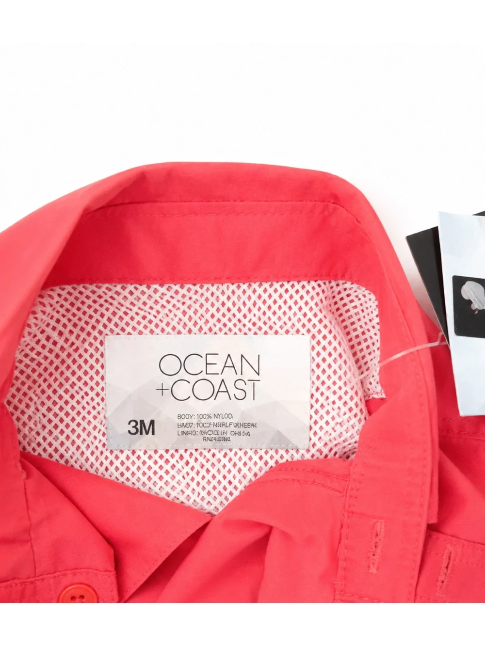 Ocean & Coast Kids Coral Button-Front Shirt & Navy Shorts Set